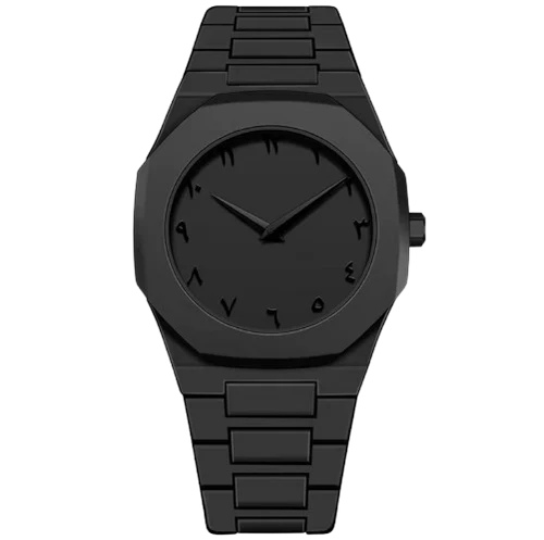 Black Arabic Aura Watch